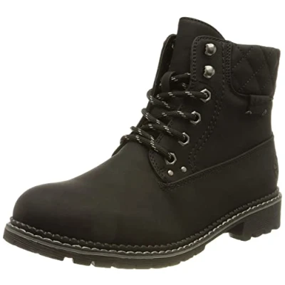 Image of Rieker Women&#039;s 95122 Fashion Boot, Black, 5 UK