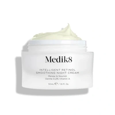 Image of Medik8 Intelligent Retinol Smoothing Night Cream Renew &amp; Nourish Gentle 0.2% Vitamin A 50ml