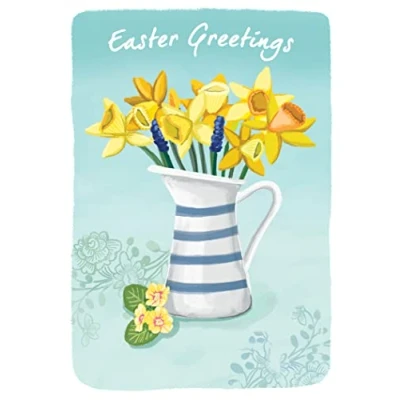 Image of Easter Card Open Daffodils 7 x 5 inches Regal Publishing