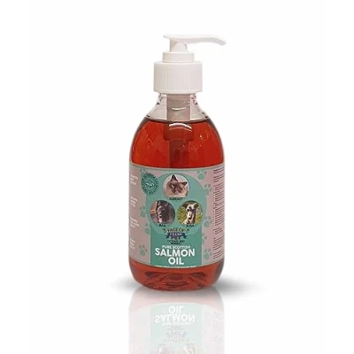 Image of Scottish Salmon Oil 100% Natural Omega 3 Supplement Fresh Pet with Pump (250ml)