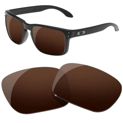 Image of HiCycle2 Polarized Replacement Lenses for Oakley Holbrook Xl Sunglass Multi Options (Brown)