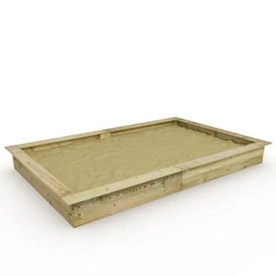 Image of Wooden sandpit King Kong 195 x 300 cm Wickey