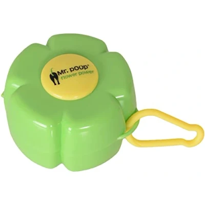 Image of Hochste Dog Pet Puppy Poo Poop Waste Bag Dispenser Holder with 2 Free Rolls Green One Size