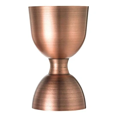 Image of Barfly M37006ACP Heavy Duty Straight Rim Bell Jigger, Antique Copper