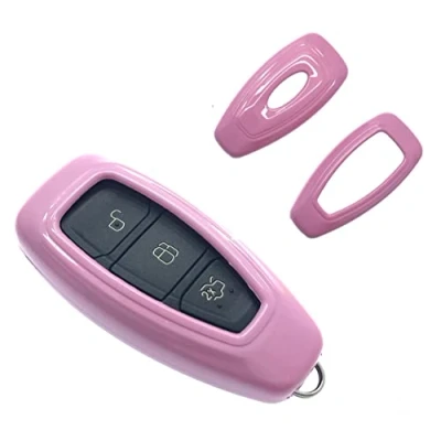 Image of HIGH QUALITY ABS HARD PLASTIC GLOSSY KEY FOB PROTECTIVE SHELL CASE FOR FORD S MAX / B C FOCUS MONDEO KUGA FIESTA FUSION ST 3 BUTTON REMOTE KEYLESS SMART