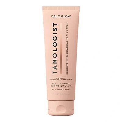 Image of Tanologist Brightening Daily Glow Gradual Self Tanning Lotion, Fair Medium, 250ml