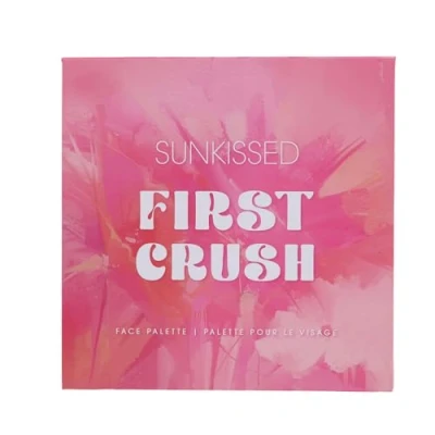 Image of Sunkissed First Crush Face Palette with Bronzer, Blusher, Highlighter, Contour, for Perfecting Complexion.