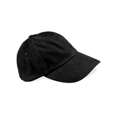 Image of Beechfield B57 Low Profile Heavy Brushed Cotton Cap Forest Green/Taupe