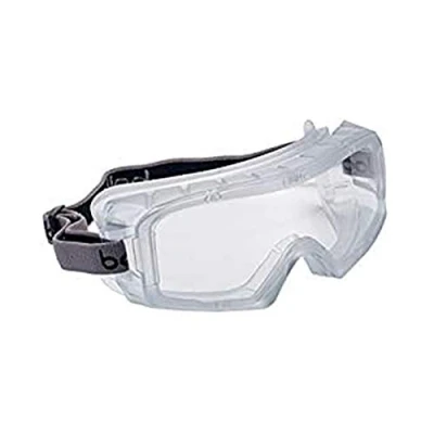 Image of Bollé COVERSI One Size &quot;Coverall&quot; Sealed Safety Goggles Clear/Black