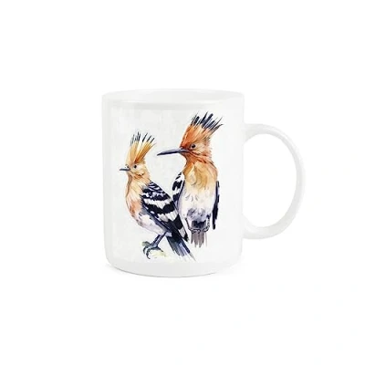 Image of Purely Home Hoopoe Bird Mug Wild Animals Nature Gift/Present Tea Coffee White Bone China