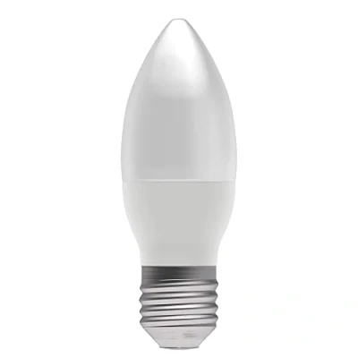 Image of MAXIM LED Bulbs [Pack of 10] Type: Candle (Cool White) 6Watts (40Watts) / Pearl Finish 25 000 Hours/Energy Saving Multipack