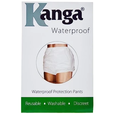 Image of Kanga® Waterproof Pants Large 40 42 102 106cm Unisex Washable Nylon PU Plastic