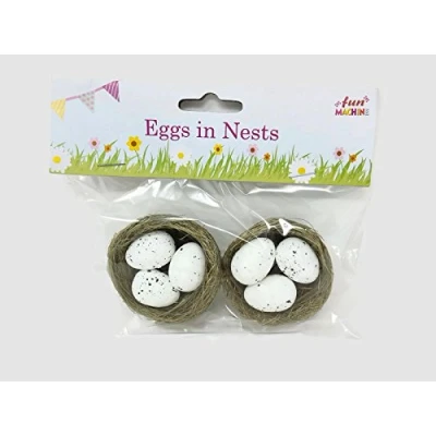 Image of Speckled Easter Eggs in Nest x 2