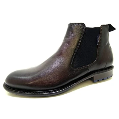 Image of bugatti Bonifacio Classic ankle boots, Men&#039;s, Size: 9, Mid brown Sheepskin