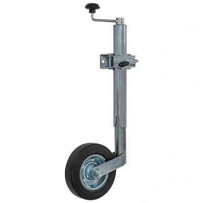 Image of Andes Heavy Duty 48mm Split Clamp Jockey Wheel Wind Up Trailer Stand