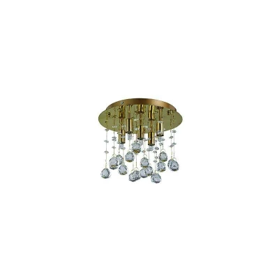 Image of Moonlight 5 Light Small Ceiling Pendant Gold, G9