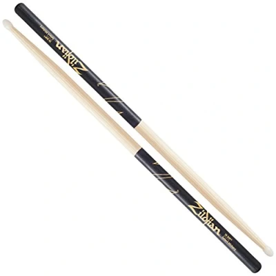Image of Zildjian Z7AND 7A Hickory Drumsticks Nylon Tip Black DIP