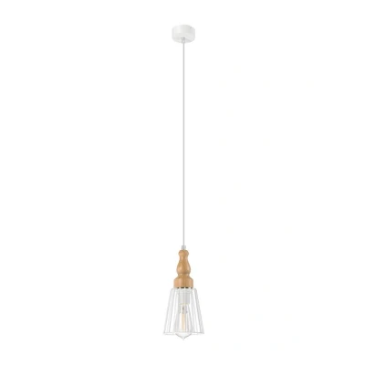 Image of Ingrid Dome Pendant Ceiling Lights White, 1x E27