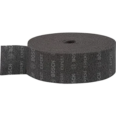 Image of Bosch Professional 1x Expert N880 Fleece Roll (for Steel sheets, Width 115 mm, Length 10 m, Accessories Hand Sanding)