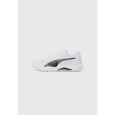 Image of Puma Solarflash III Unisex Handball shoes, Size: 6.5, White/black shoes