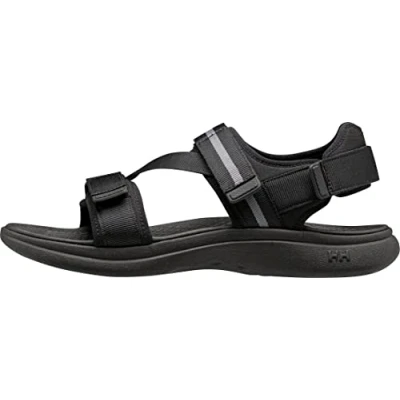 Image of Helly Hansen Men&#039;s Sandefjord Sandal Platform, 990 Black, 6.5 UK