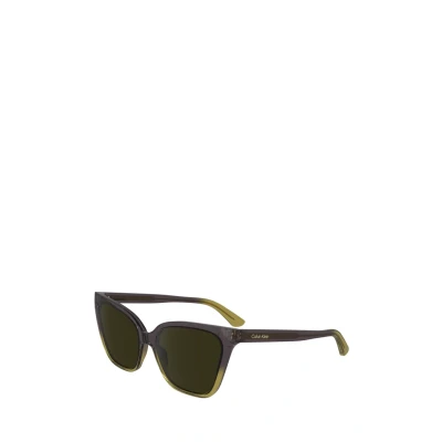 Image of Calvin Klein Sunglasses, Women&#039;s, Size: 57, Violet beige