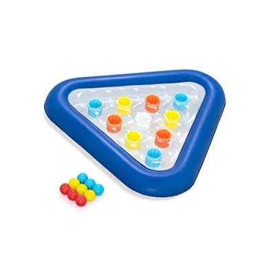 Image of Bestway Inflatable Pool Ball Game Family Swimming Game, Water Pong Kids and Adults, Blue, 105 x 79 cm
