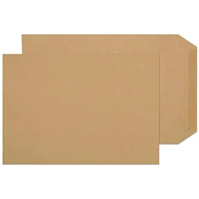 Image of indigo® A4 C4 Brown Manilla Envelopes Self Seal for Posting mailing Home Office and Ecommerce eco Friendly (250)