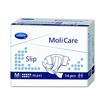 Image of Molicare Slip Maxi Medium (Plastic Backed) Pack of 14 (Incontinence Slips)