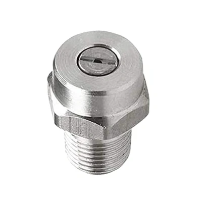 Image of Powerful Tools Pressure Washer Spray Nozzle Silver Stainless Steel 6.35mm 040(1.2mm)
