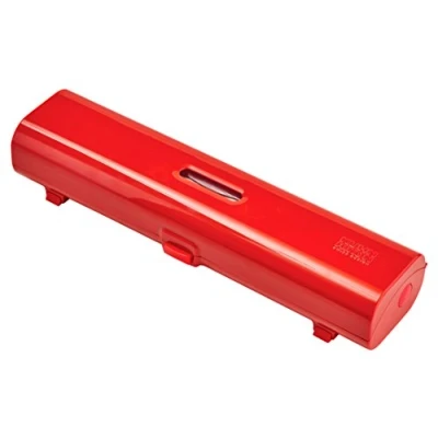 Image of Kuhn Rikon 27669 Fast Wrap/Cling Film and Aluminium Foil Dispenser/Cutter, Red