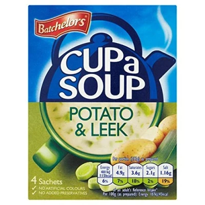 Image of Batchelors Cup a Soup Potato &amp; Leek 6 x 4 Sachets