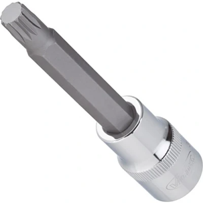 Image of Vigor V2060 Screwdriver Socket, Serration M12 mm, 1/2&quot;