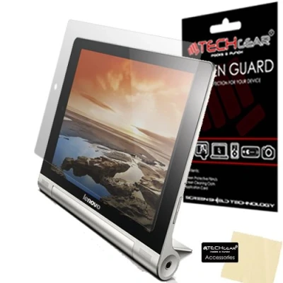Image of TECHGEAR Screen Protector for Lenovo Yoga 10 &amp; HD+ Tablet (Model: B8000 Series) Ultra Clear Lcd Guard Cover With Cleaning Cloth Application Card