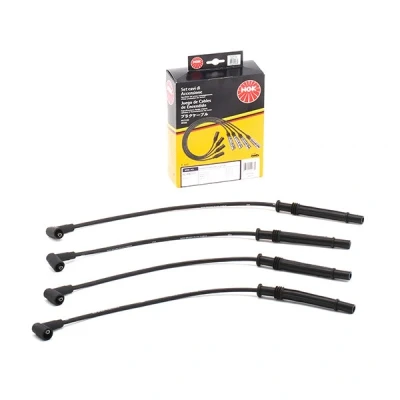 Image of 2448800QAA Ignition Lead Set NGK 44278 4 RENAULT: CLIO 3, 2, TWINGO DACIA: LOGAN MCV SANDERO 2