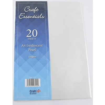Image of Packs of Craft Essentials A4 Paper (Irridescent Pearl)