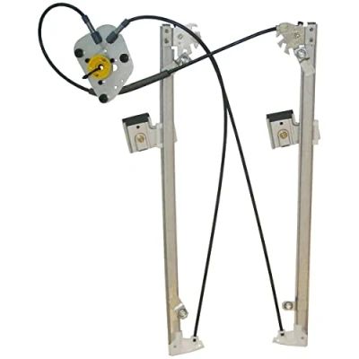 Image of 7H0837754B, 7H0837754C Window regulator VALEO 851085 Right Front electric without motor comfort function VOLKSWAGEN: Transporter 5