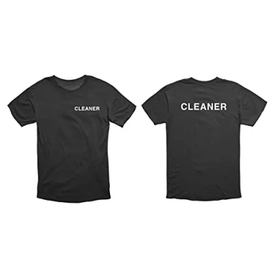 Image of VSafety Cleaner T Shirt Black X Large