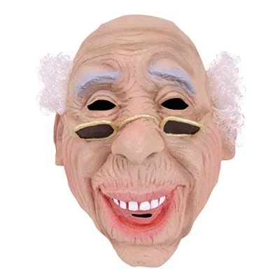 Image of Bristol Novelty BM235 Old Man Hair Mask, One Size