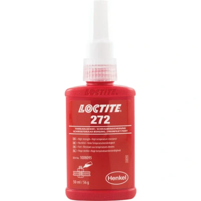Image of Loctite 88442 272 High Strength Temp Threadlocker Locktite, 50ml, Red