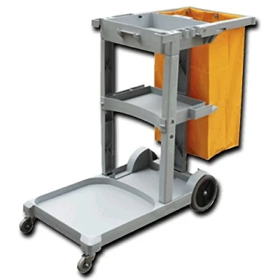 Image of Ramon Hygiene Janitors Cleaning Trolley, Multi Colour, 113 x 50 90 cm