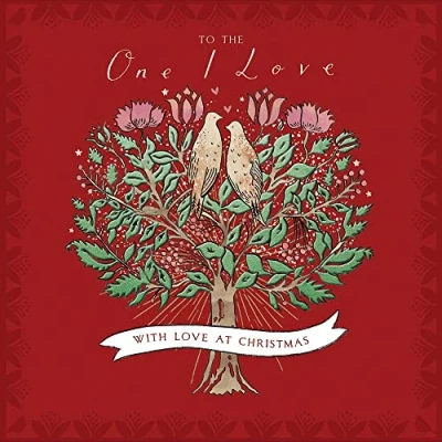 Image of to The One I Love Birds with at Christmas Card Xmas Greeting Cards 496080