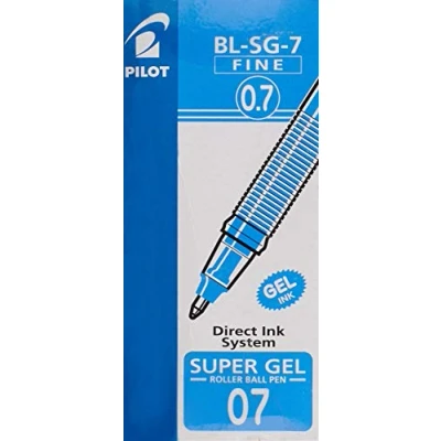 Image of Pilot 570326 Supergel Rollerball 0.7 mm Tip (Box of 12) Blue