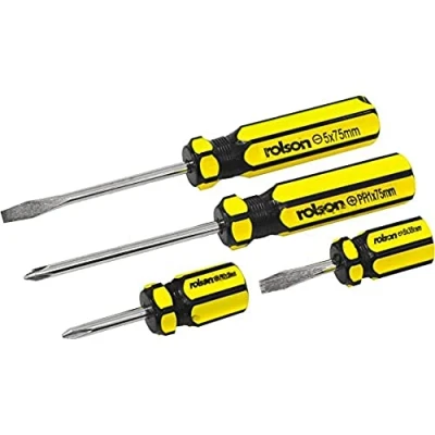Image of Rolson 28522 4 pc Screwdriver Set