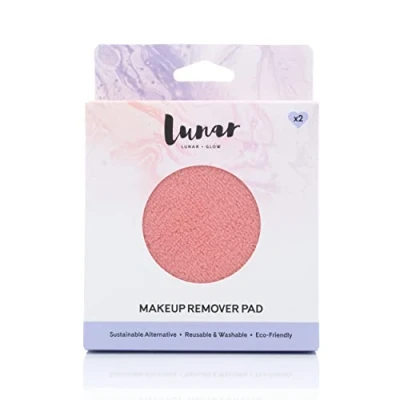 Image of Makeup Remover Pad by Lunar Glow, A Sustainable and Eco friendly Choice. Includes 2 pads