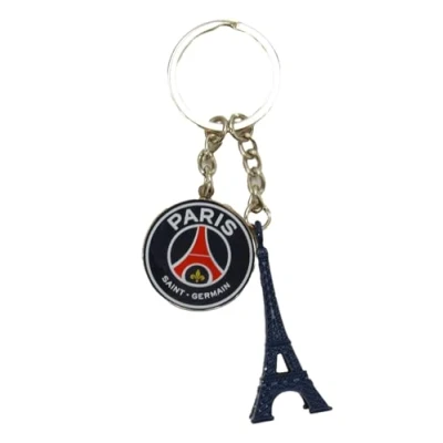 Image of Paris Saint Germain Eiffel Tower Keyring Official Collection, Blue, One size