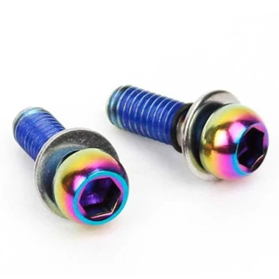 Image of SRAM CALIPER MOUNTING HARDWARE (ALSO DIRECT MOUNT) STAINLESS RAINBOW BOLTS STANDARD MOUNT: