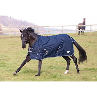Image of Rhinegold Unisex 5/0 Torrent Outdoor Rug 5 0 Navy, UK
