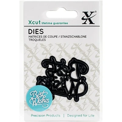 Image of docrafts Xcut Best Wishes Mini Die