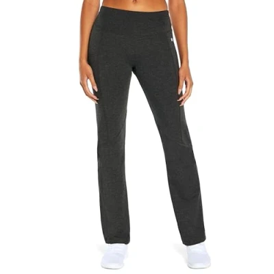 Image of Bally Total Fitness Women&#039;s Ultimate Slimming Legging, Heather Charcoal, Medium